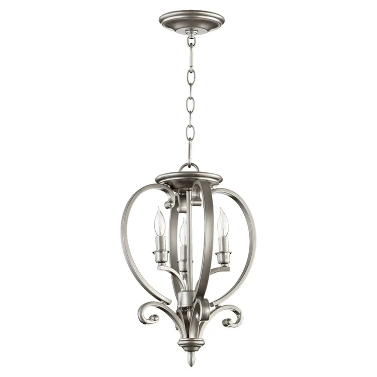Bryant Three-Light Convertible Flush Mount Ceiling Fixture/Foyer Pendant - Frankwebs