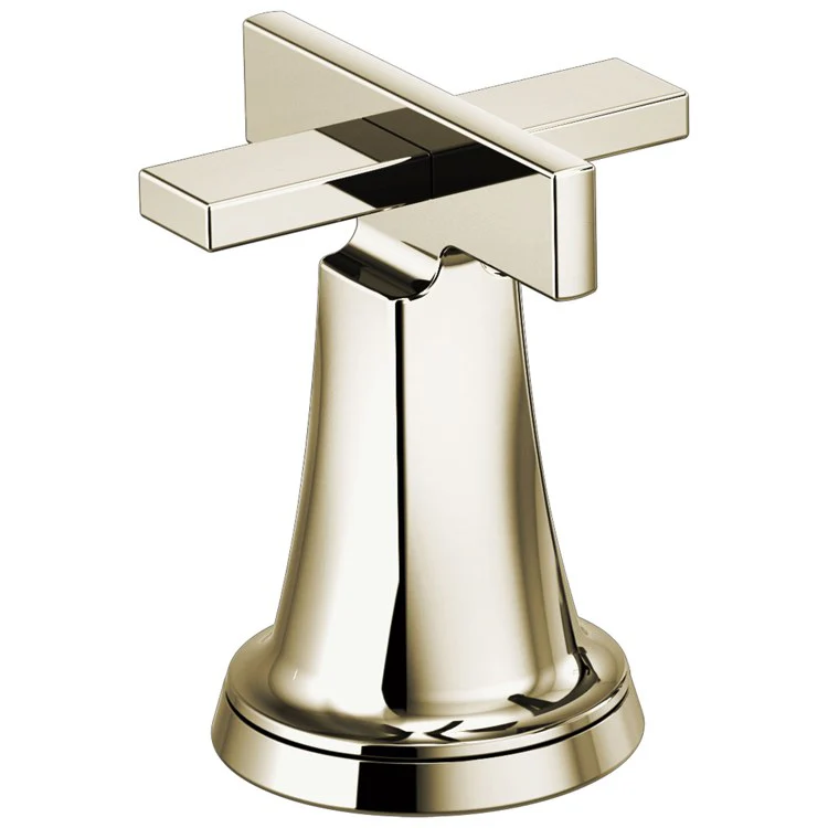 Handle Kit Levoir Brass 2 High Cross Brilliance Luxe Steel ADA for Widespread Faucet 3-3/4 Inch - Frankwebs