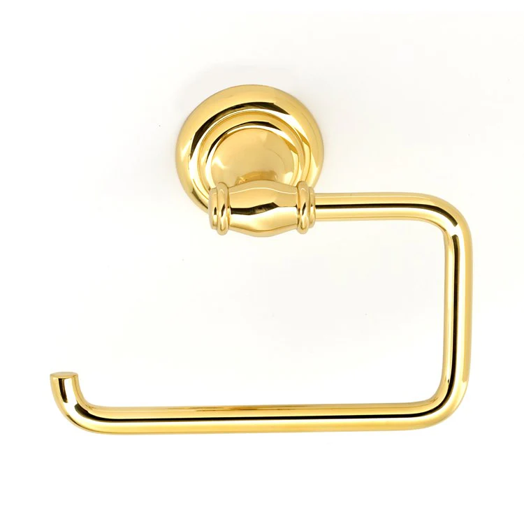 Toilet Paper Holder Charlie's Bath Single Post Bronze Brass 5-1/2 Inch 3-1/8 Inch Wall Mount - Frankwebs