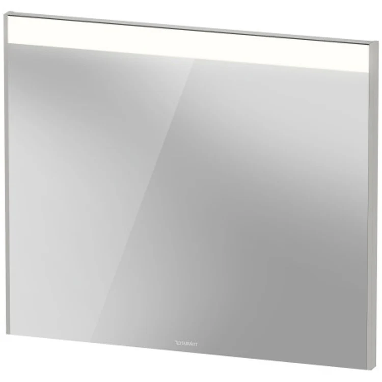 Mirror Brioso 27-1/2 x 32-1/4 Inch Concrete Gray Matte with Lighting Rectangle 1-3/4 Inch - Frankwebs