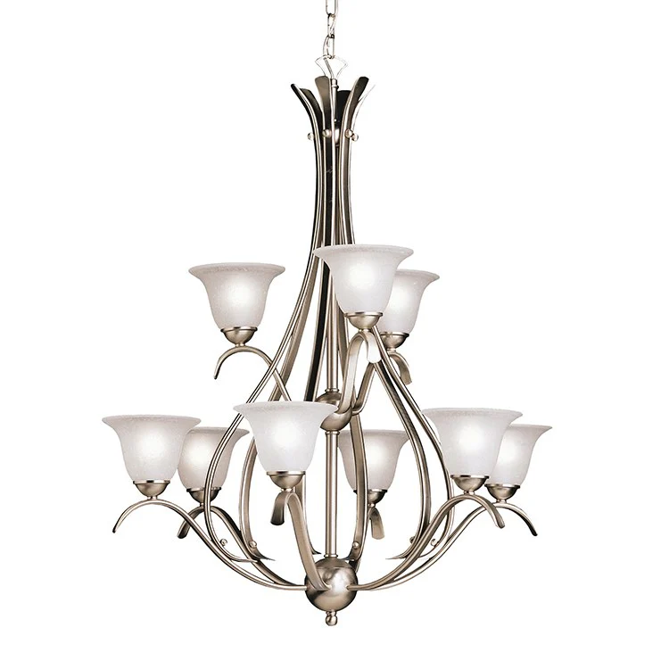 Dover Nine-Light Two-Tier Chandelier - Frankwebs
