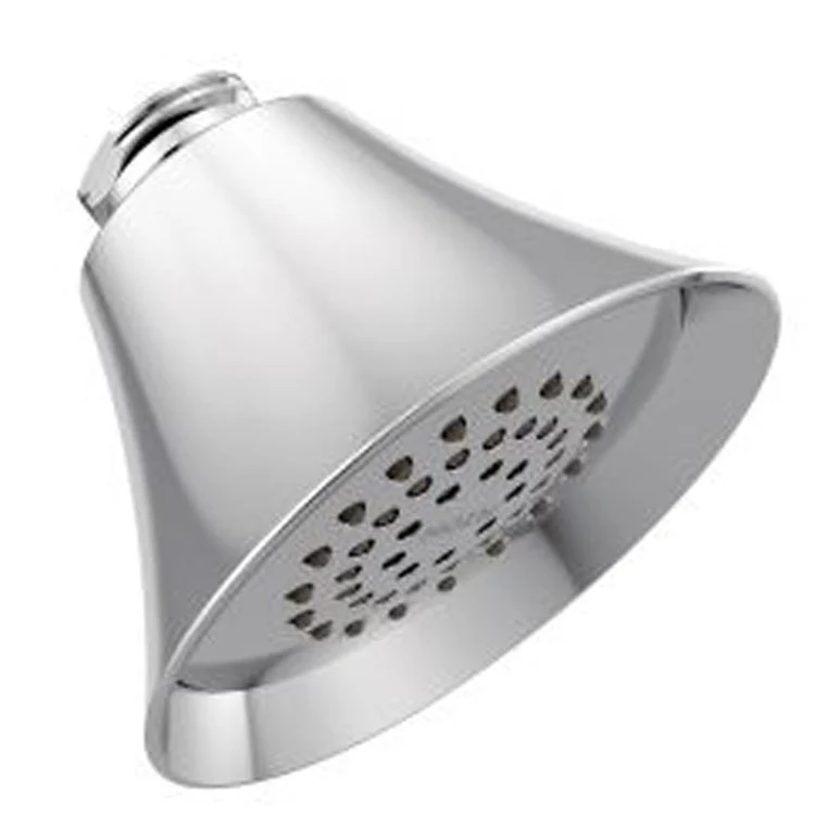 Showerhead 1 Function Eco-Performance Fixed Mount Brushed Nickel 3-3/4 Inch 1.75 Gallons per Minute Full Spray - Frankwebs