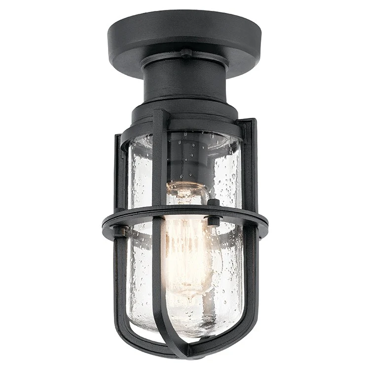 Suri Single-Light Outdoor Flush Mount Ceiling Fixture - Frankwebs