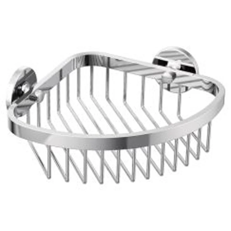 Shower Basket Corner Chrome 8 x 8 Inch Stainless Steel - Frankwebs
