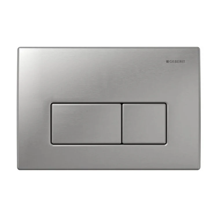 Actuator Plate Kappa Wall Mount Dual Flush 8-2/5 x 5-3/5 Inch Stainless Steel Metal - Frankwebs