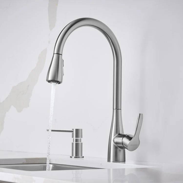 Atura Single Handle Pull Down Kitchen Faucet - Frankwebs