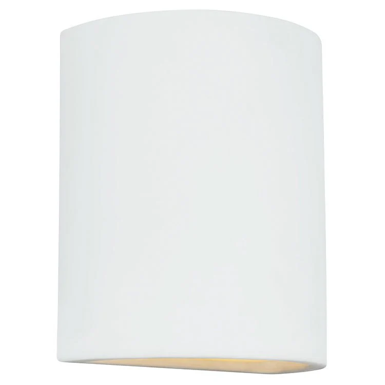 Paintable Ceramic Single-Light LED Outdoor Wall Sconce - Frankwebs