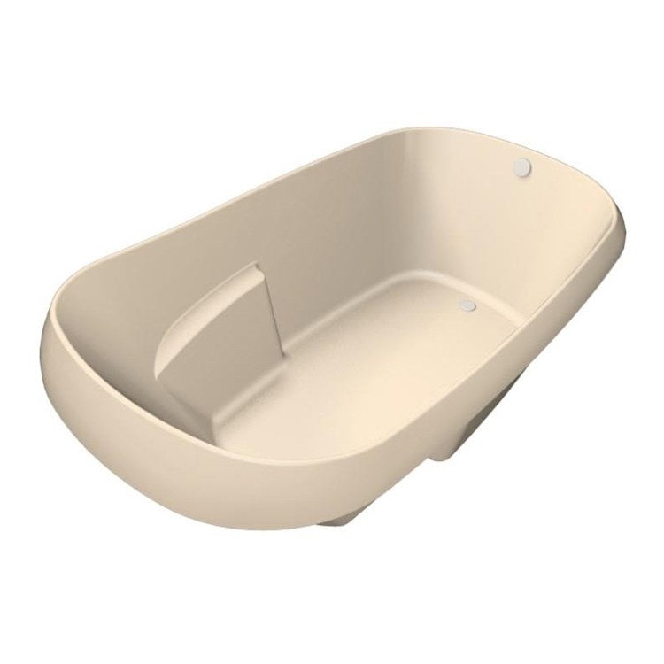 Combination Tub Designer Collection Kimberly 72 x 40 x 24 Inch Drop-In End Drain Biscuit Oval - Frankwebs