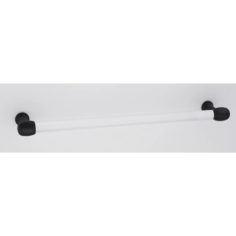 Pull Royale Acrylic Polished Nickel Brass 12 Inch 13-1/8 Inch 2-7/8 Inch - Frankwebs