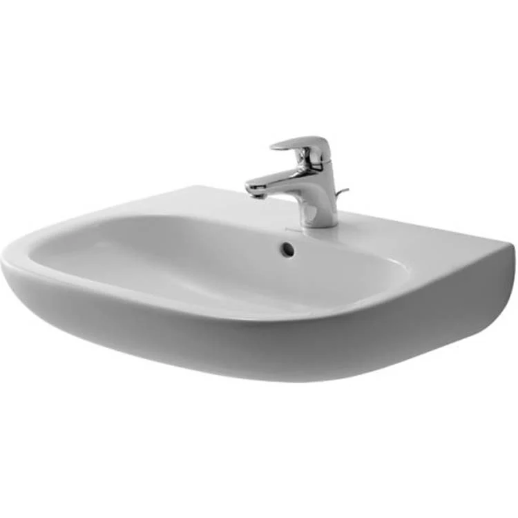 Lavatory Sink D-Code Wall Mount with Overflow 18-1/8 x 23-5/8 Inch 7-5/8 Inch Spread Rectangle White 3 Hole - Frankwebs