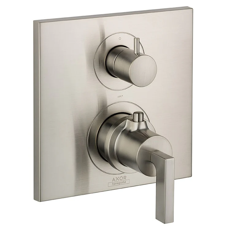 AXOR Citterio Thermostatic Valve Trim with Volume Control/Diverter/Lever Handle - Frankwebs