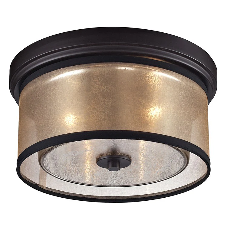 Diffusion Two-Light Flush Mount Ceiling Fixture - Frankwebs