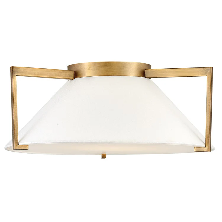 Calla Single-Light LED Large Flush Mount Ceiling Fixture - Frankwebs