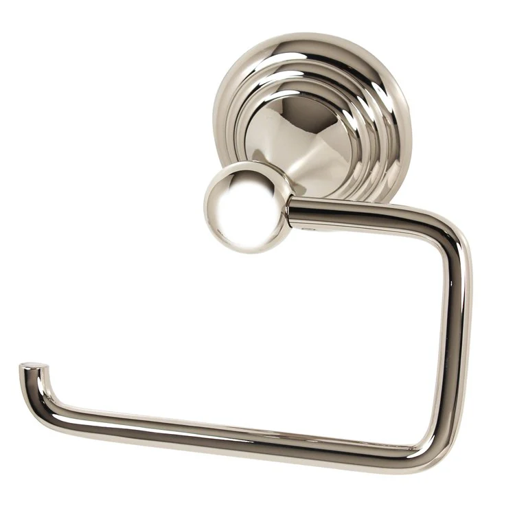 Toilet Paper Holder Embassy Bath Single Post Unlacquered Brass 5-1/2 Inch 3-1/4 Inch Wall Mount - Frankwebs