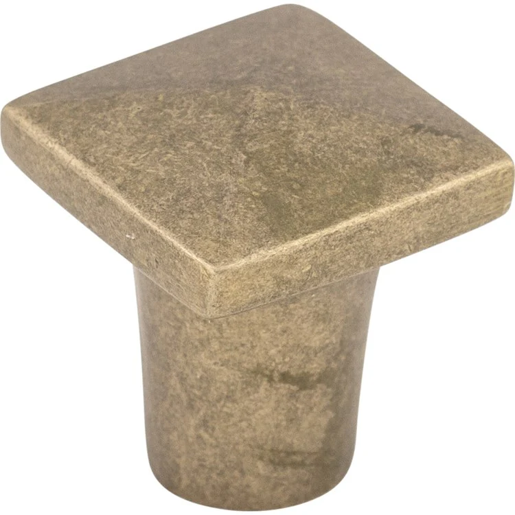 Knob Aspen Square Light Bronze 3/4 x 3/4 x 7/8 Inch 7/8 Inch - Frankwebs