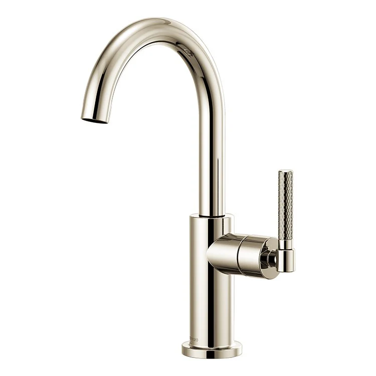 Litze Single Handle Bar Faucet with High-Arc Spout/Knurled Handle - Frankwebs