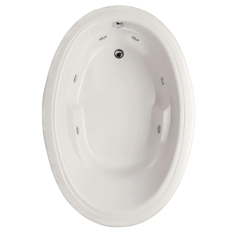 Whirlpool Tub Designer Collection Riley 66 x 42 x 21 Inch Drop-In End Drain Bone Oval - Frankwebs