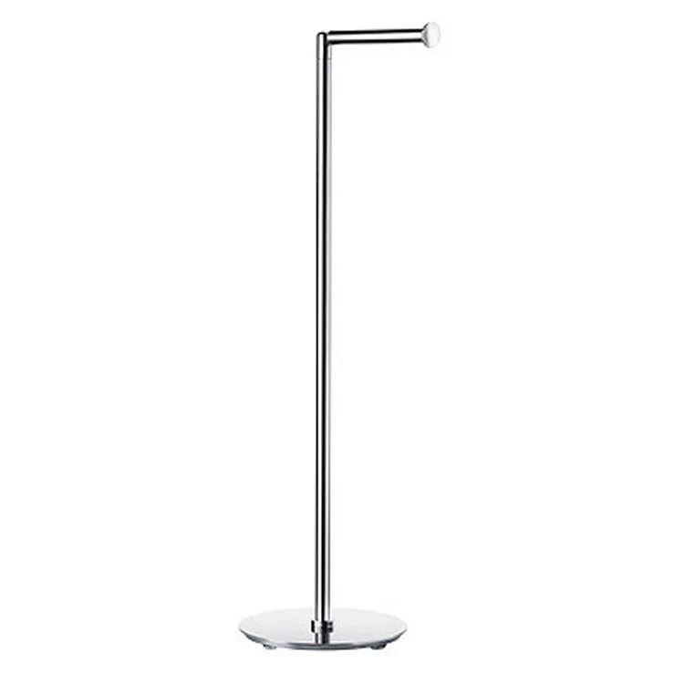 Toilet Paper Holder Outline Lite Spare Round Base Polished Stainless Steel 6-3/4 x 6-3/4 x 24-1/4 Inch Freestanding - Frankwebs