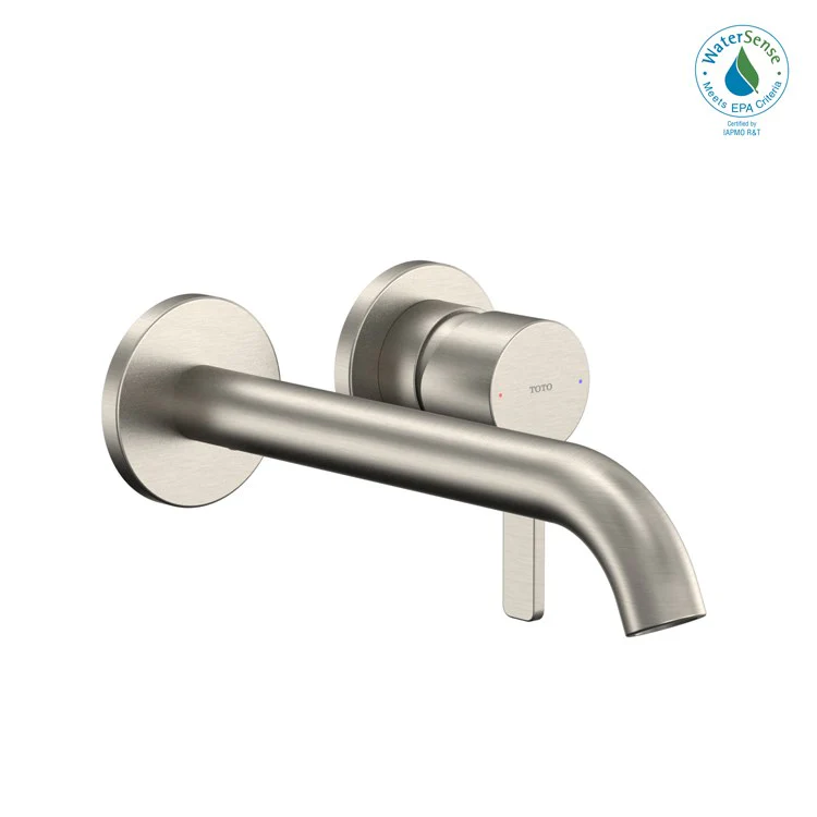 Lavatory Faucet GF Wall Mount Long 1 Lever ADA CALGreen/WaterSense Polished Nickel 1.2 Gallons per Minute - Frankwebs