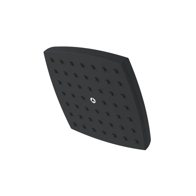 Showerhead HydroMersion Technology 1 Functions Matte Black 5 Inch 1.5 Gallons per Minute Square - Frankwebs