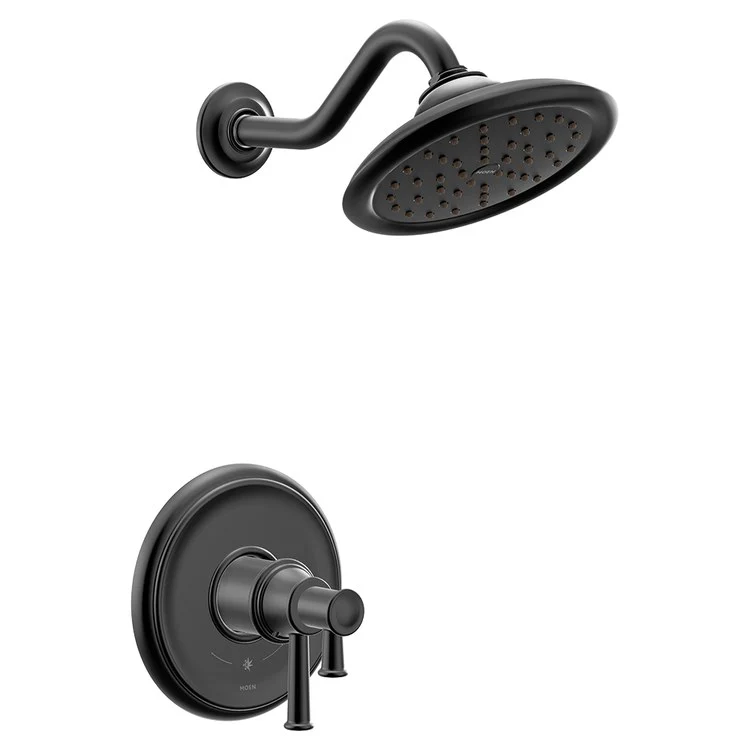 Shower Trim Belfield M-Core 2-Series Matte Black 1.75 Gallons per Minute - Frankwebs