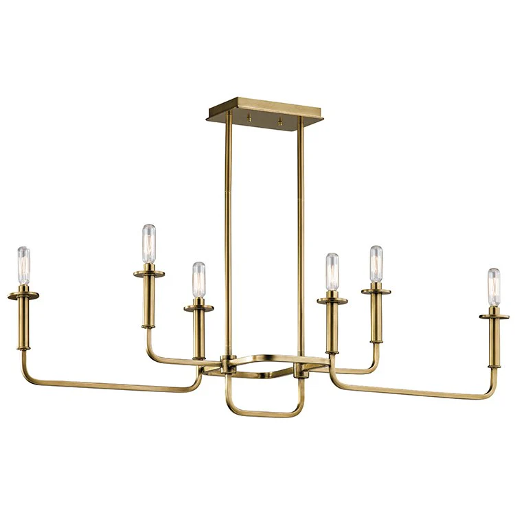 Alden Six-Light Linear Chandelier - Frankwebs