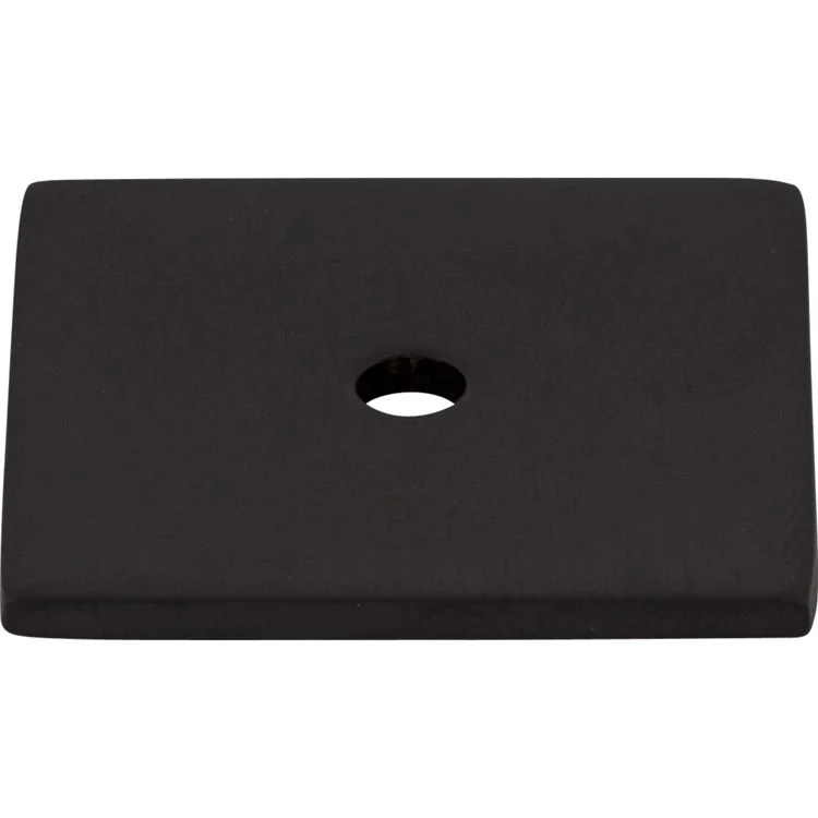 Knob Backplate Sanctuary Square Flat Black 1-1/4 Inch 1 Hole Zinc Alloy - Frankwebs