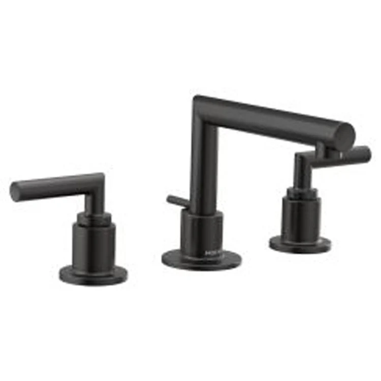 Arris Two Handle Low-Arc Widespread Bathroom Faucet with Pop-Up Drain - Frankwebs