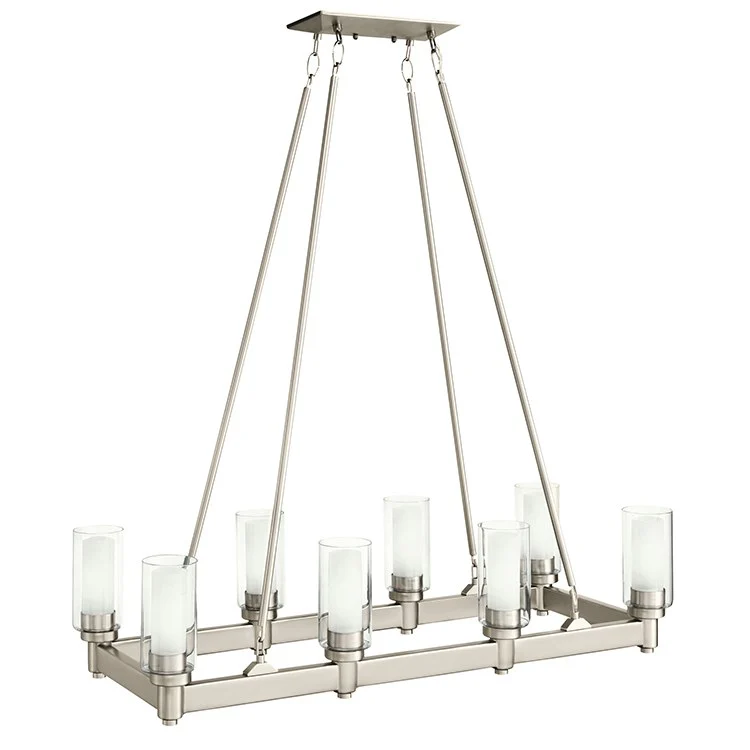 Circolo Eight-Light Linear Chandelier - Frankwebs