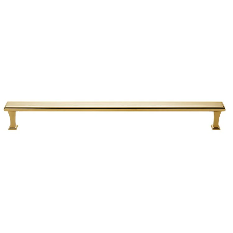 Pull Manhattan Oversized Satin Brass 18 Inch 19-1/4 Inch 2-1/4 Inch - Frankwebs