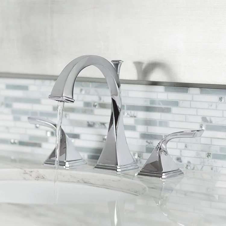 Virage Two Handle Widespread Bathroom Faucet with Pop-Up Drain - Frankwebs