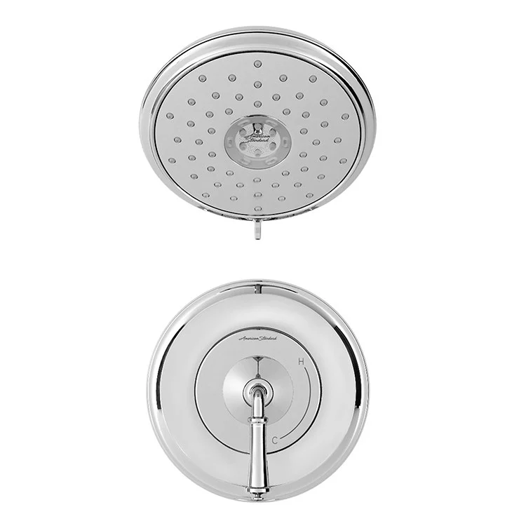 Delancey Pressure Balance Shower Valve Trim with Cartridge and Water-Saving Shower Head - Frankwebs