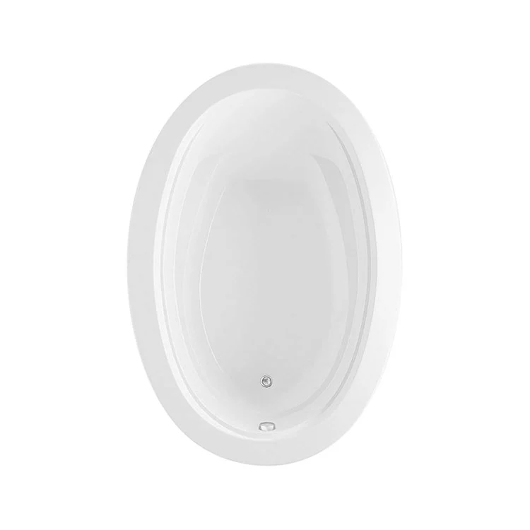 Tub Arno 59-1/8 x 40-1/5 x 28-7/8 Inch Drop-in End White Acrylic - Frankwebs