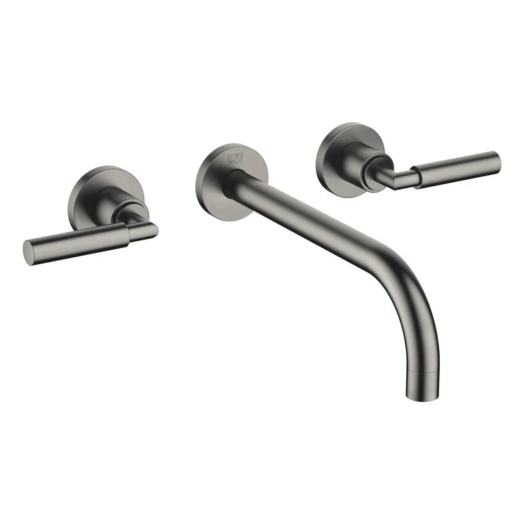 Lavatory Faucet TARA Wall Mount Mixer 2 Lever ADA WaterSense Chrome 1.2 Gallons per Minute Less Drain 3 Hole - Frankwebs