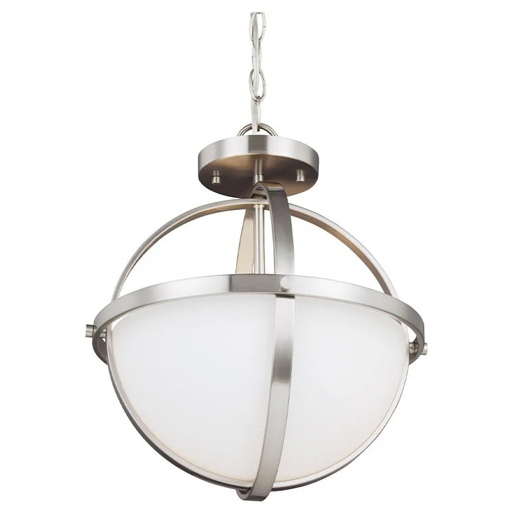 Alturas Two-Light Convertible Semi-Flush Mount Ceiling Fixture/Pendant - Frankwebs