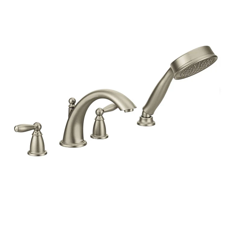Brantford Two Handle Roman Tub Faucet with Handshower - Frankwebs