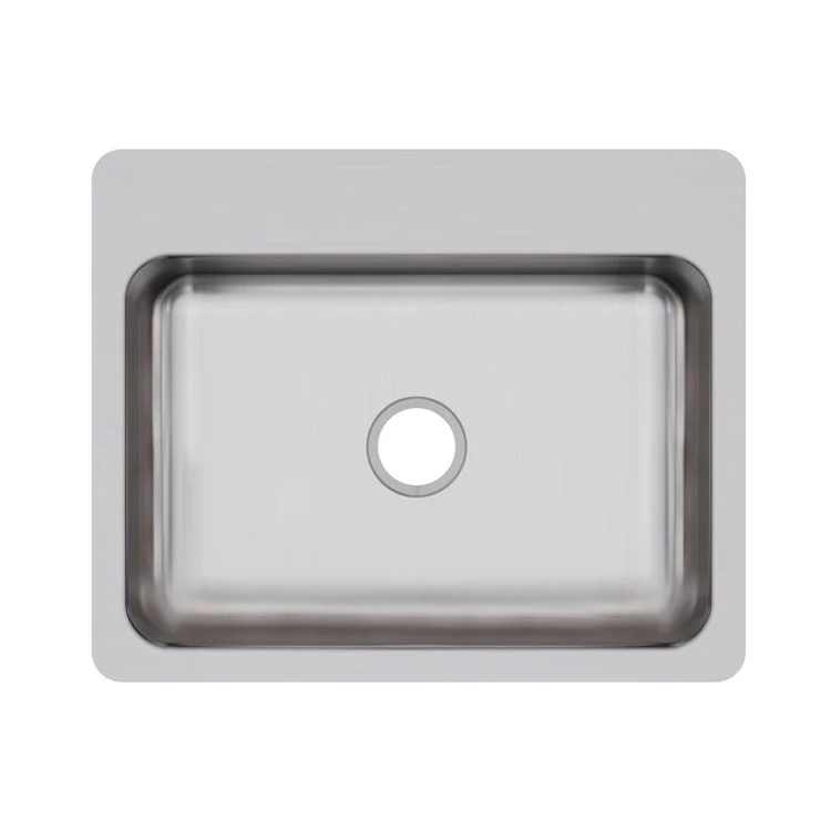 Kitchen Sink Dayton 27 x 22 Inch Single Bowl Elite Satin Top Mount Undermount - Frankwebs