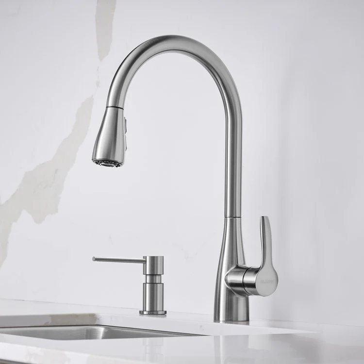 Atura Single Handle Pull Down Kitchen Faucet - Frankwebs