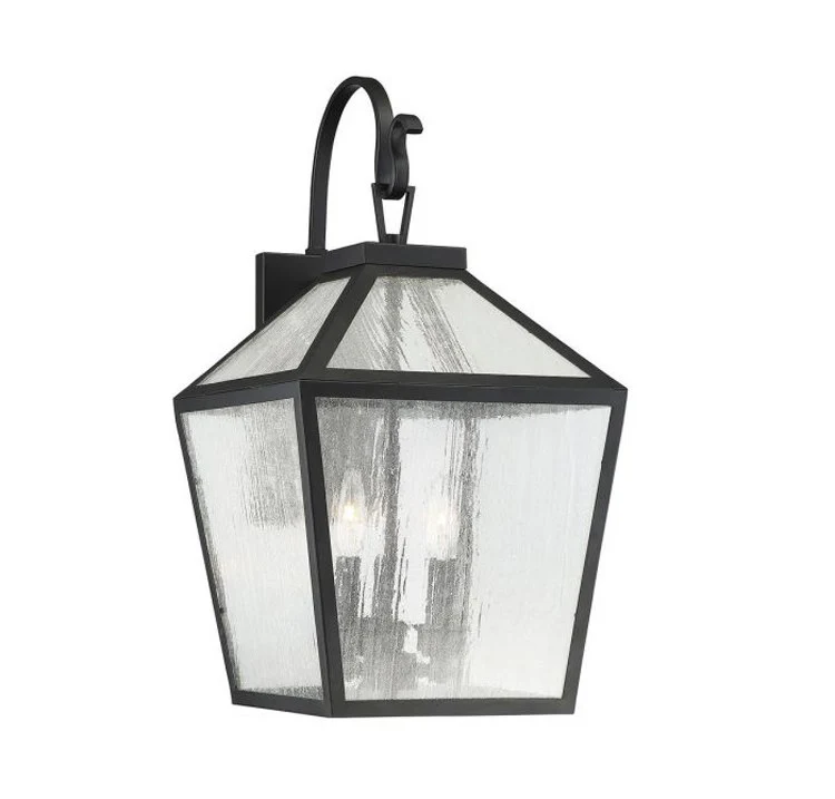 Woodstock Three-Light Outdoor Wall Lantern - Frankwebs