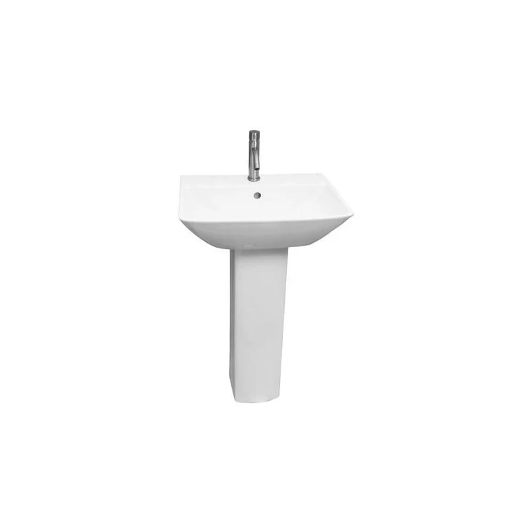 Pedestal Top Summit 500 19-3/4 Inch White Vitreous China Rectangle - Frankwebs