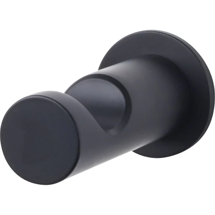 Robe Hook Hopewell Bath Single Flat Black 1-1/2 Inch 2-7/8 Inch Wall Mount Zinc Alloy - Frankwebs