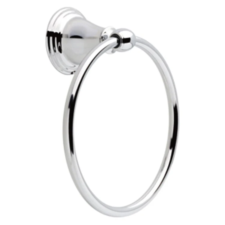 Towel Ring Windemere 6-3/8 Inch Round Closed Chrome Zinc 2-7/8 Inch - Frankwebs