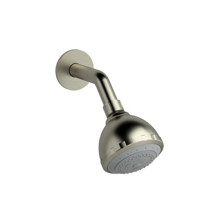 Showerhead 3 Function Showerarm with Round Flange Polished Nickel 3 Inch 1.8 Gallons per Minute WaterSense Tropical Breeze Luxurious Massage - Frankwebs