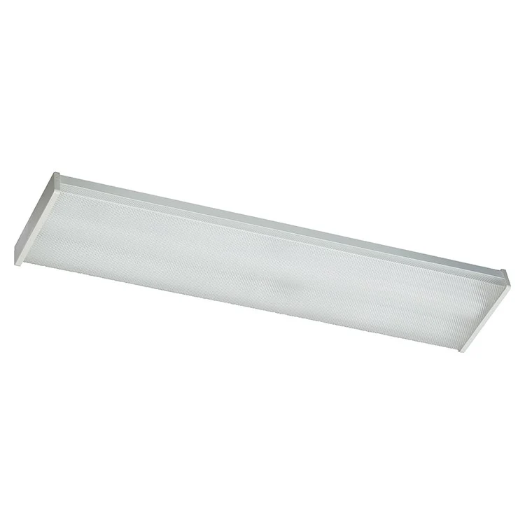 Ceiling Light Flushmount 2 Lamp White Glass or Shade Clear 48 x 9 Inch - Frankwebs