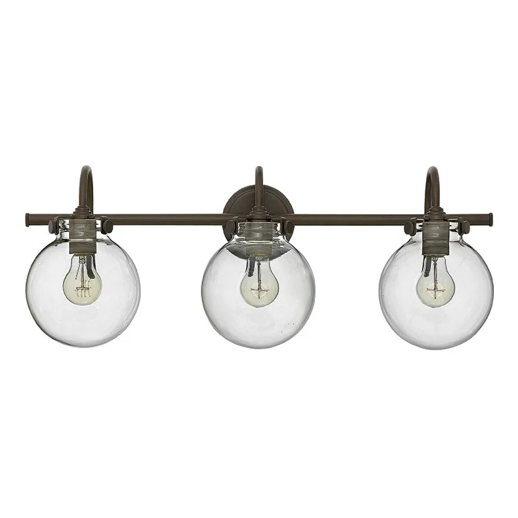 Congress Three-Light Bathroom Lighting Fixture - Frankwebs