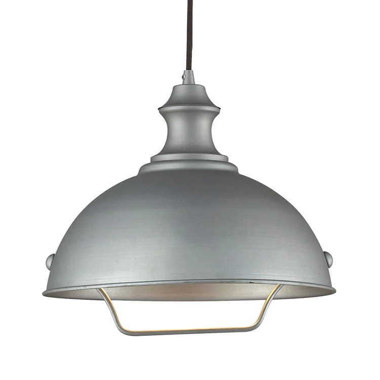 Farmhouse Single-Light Adjustable LED Pendant - Frankwebs