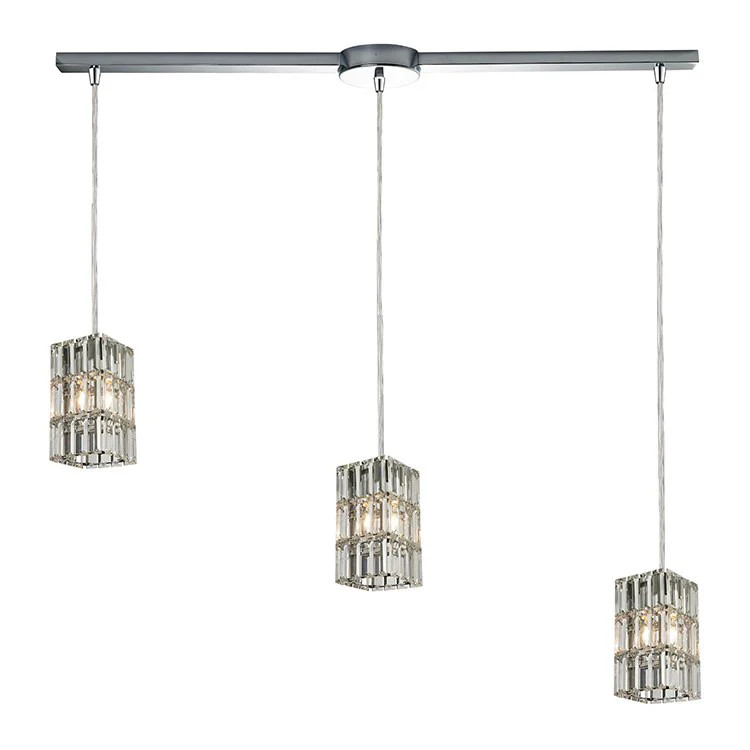 Cynthia Three-Light Linear Pendant - Frankwebs