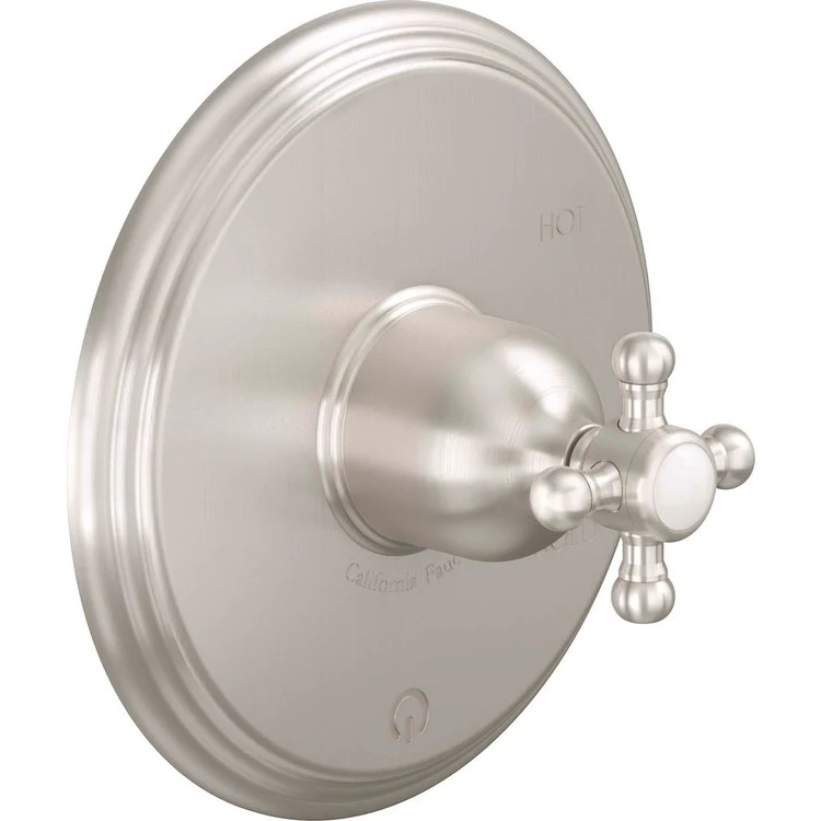 Pressure Balance Valve Trim Del Mar 1 Cross Polished Chrome - Frankwebs