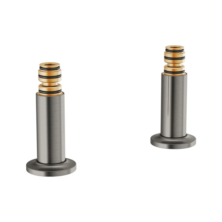 Tub Filler Union Kintsu Deck Mount Riser Brilliance Luxe Steel Brass for T70310-XXLHP Body Assembly and T7030X-XX Trim Kit 2-1/5 Inch - Frankwebs