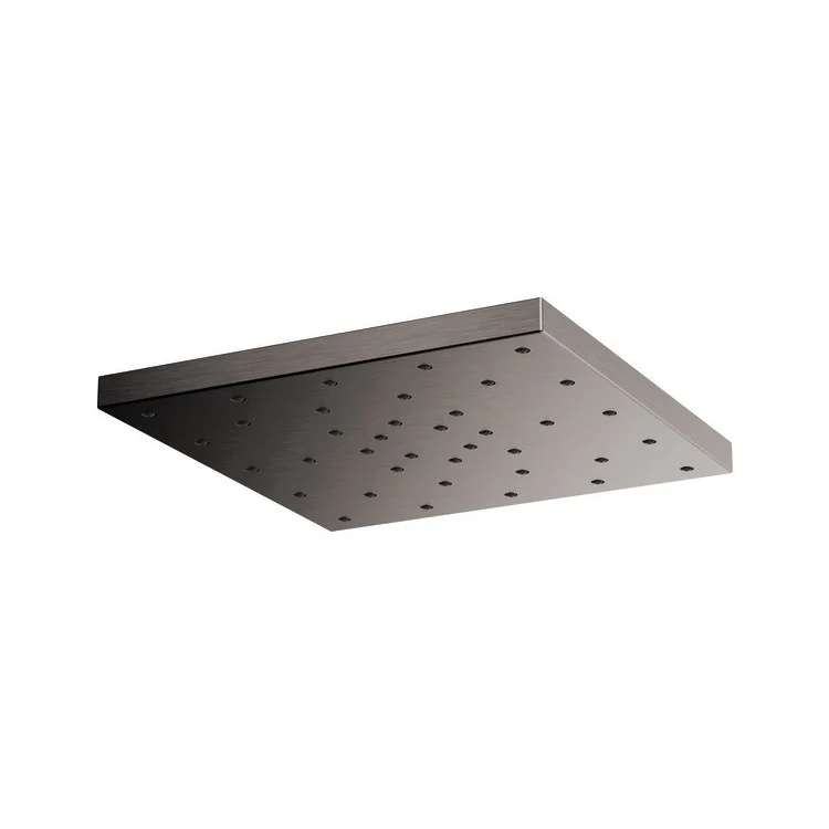 Showerhead Universal Showering 1 Function Linear Round Rain Can Brilliance Brushed Nickel 14 Inch 1.75 Gallons per Minute Square H2OKinetic Drenching Spray - Frankwebs